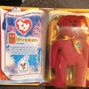 Ty Beanie Baby Millennium Bear